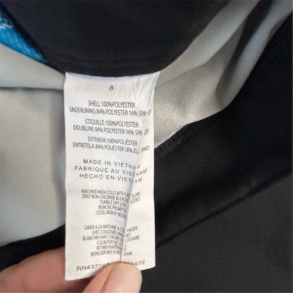 PGA Tour Women's Black Skort Size 8 with Pockets Casual Short Skirt- flawed - Picture 9 of 11